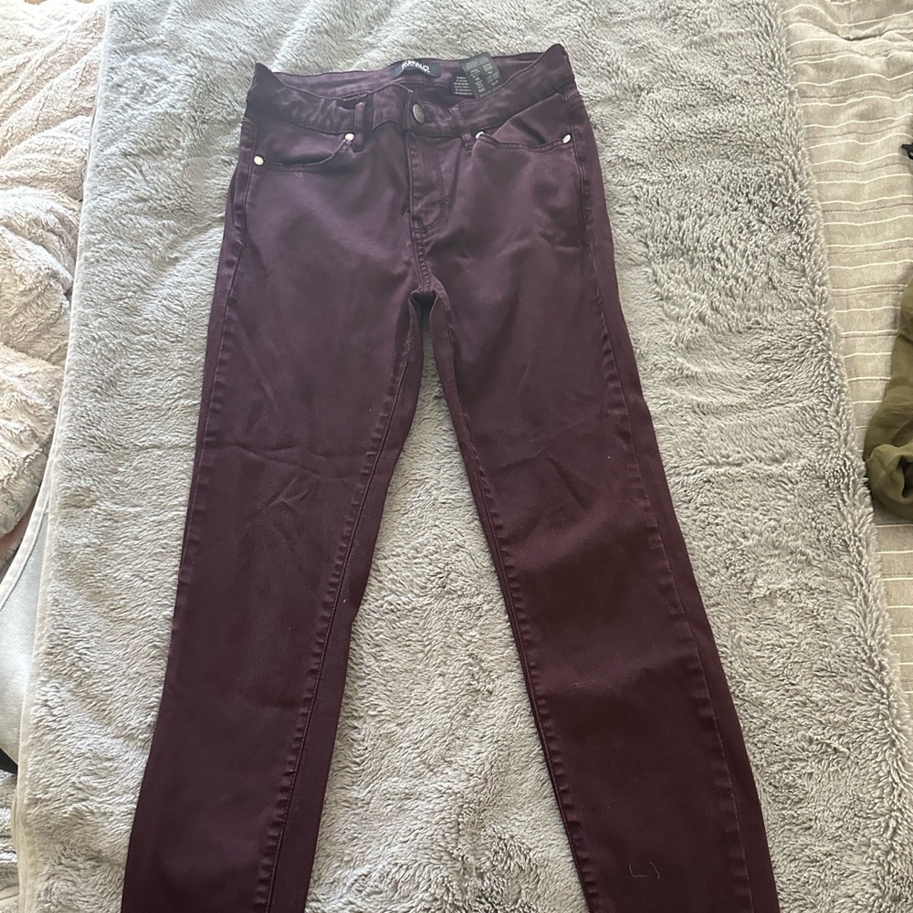 Buffalo David Bitton Women's Burgundy Jeans